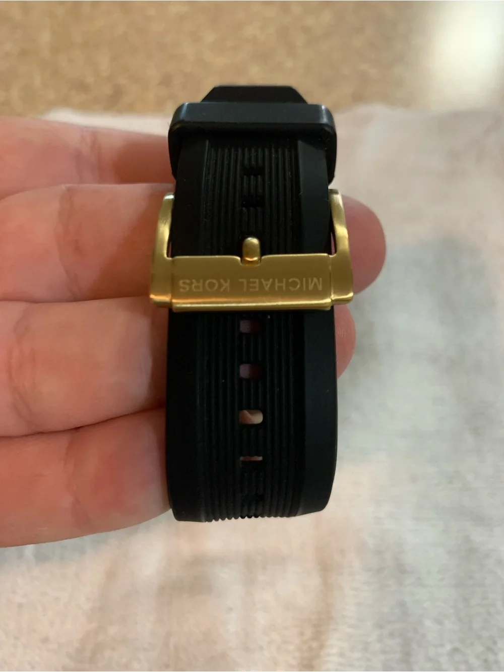 Michael Kors Gold and Black Men's Chronograph Watch